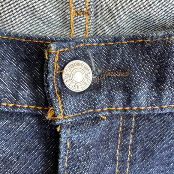 Levis 550 Jeans Mens 42x31 Relaxed Fit Blue Denim Jeans 100% Cotton - Picture 3 of 15